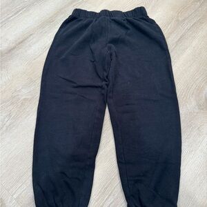 PacSun Black Track Pants with Elastic Waistband and Cuffs